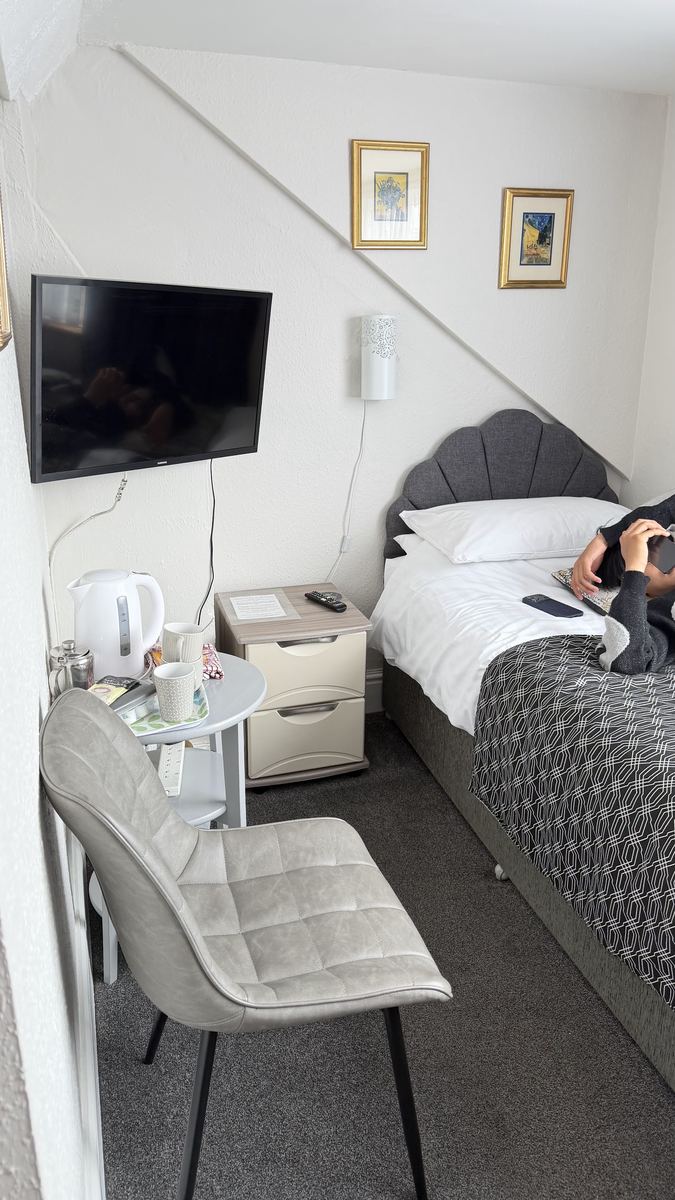 One of the en-suite rooms at Brun Lea